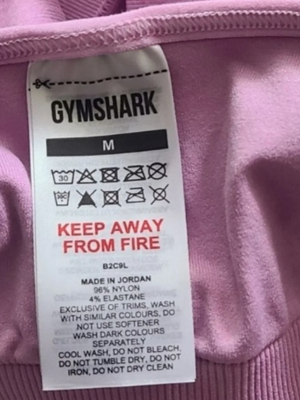 Gymshark Pastel Pink Halter Seamless Sports Bra - Picture 5 of 5